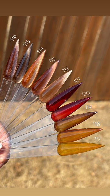 Amber Gel polish Collection