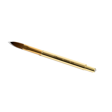 Gold Crimped Kolinsky Brush #18