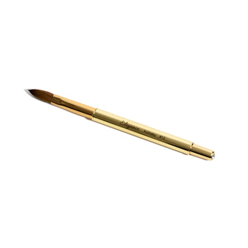Gold Crimped Kolinsky Brush #12